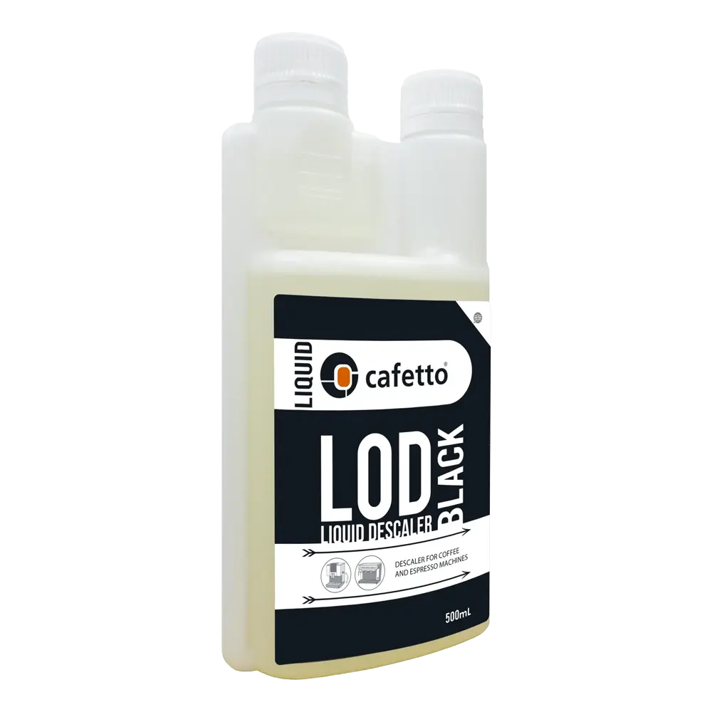 Nukalkinimo skystis LOD BLACK 0.5L pakuotėje